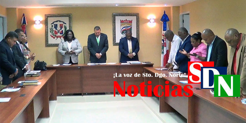 Concejales del ASDN se encomiendan a Dios en su primera sesión